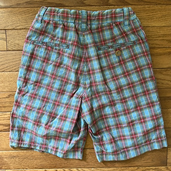 🩳J Crew Crewcuts boys shorts size 7 blue plaid VGUC - Picture 5 of 9